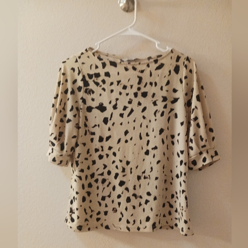 H&M Animal Print Flowy Top